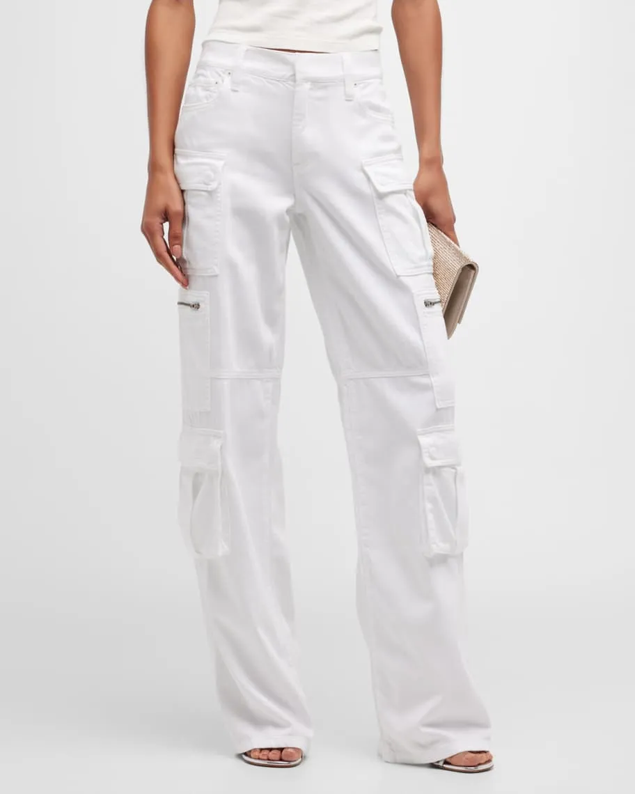 Cay Baggy Alice   Olivia Denim Cargo Pants