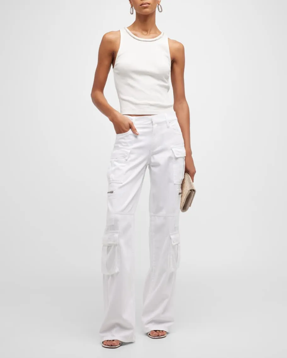 Cay Baggy Alice   Olivia Denim Cargo Pants