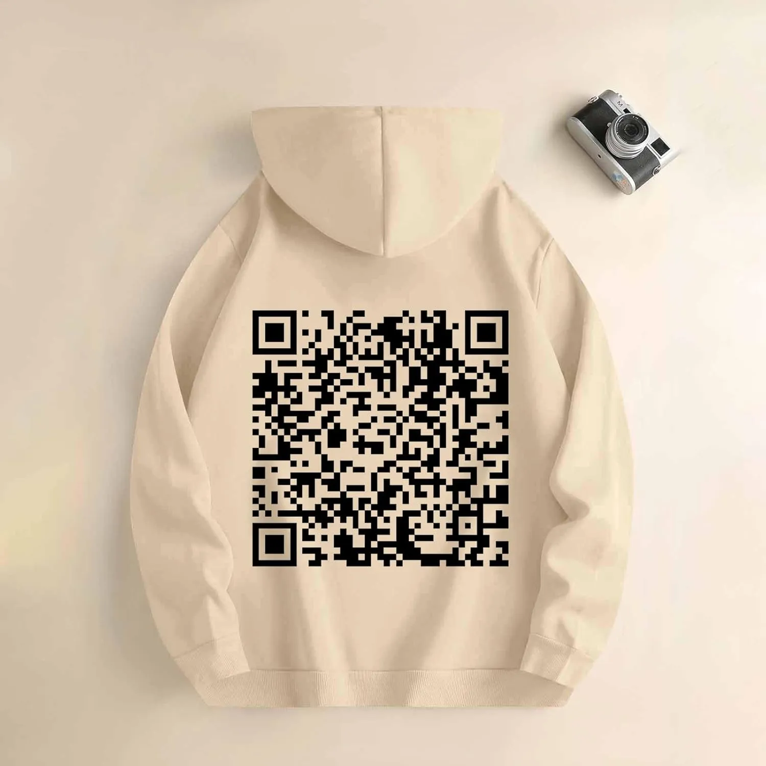 Funny Fu Qr Code Hoodies For Men And Women Stylish Fuck You Qr Code Sweatshirt Unisex Hoodies Hidden Message Shirts