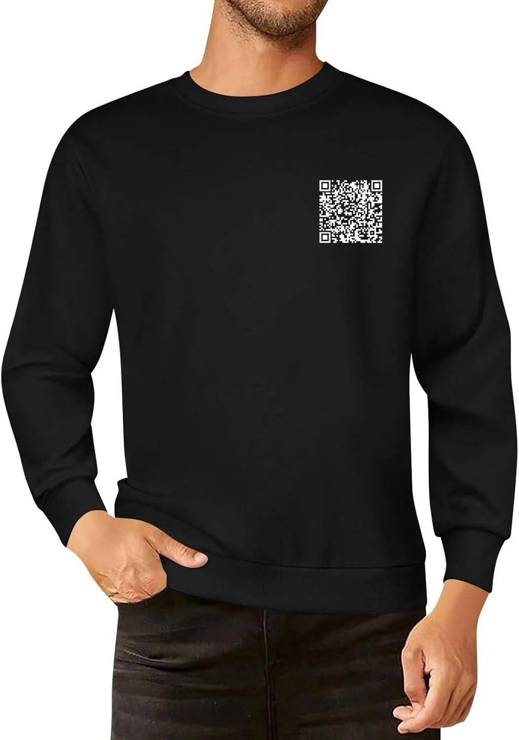 Funny Fu Qr Code Sweatshirts Men And Women Stylish Fuck You Qr Code Hoodies Unisex With Humorous Hidden Message Shirts