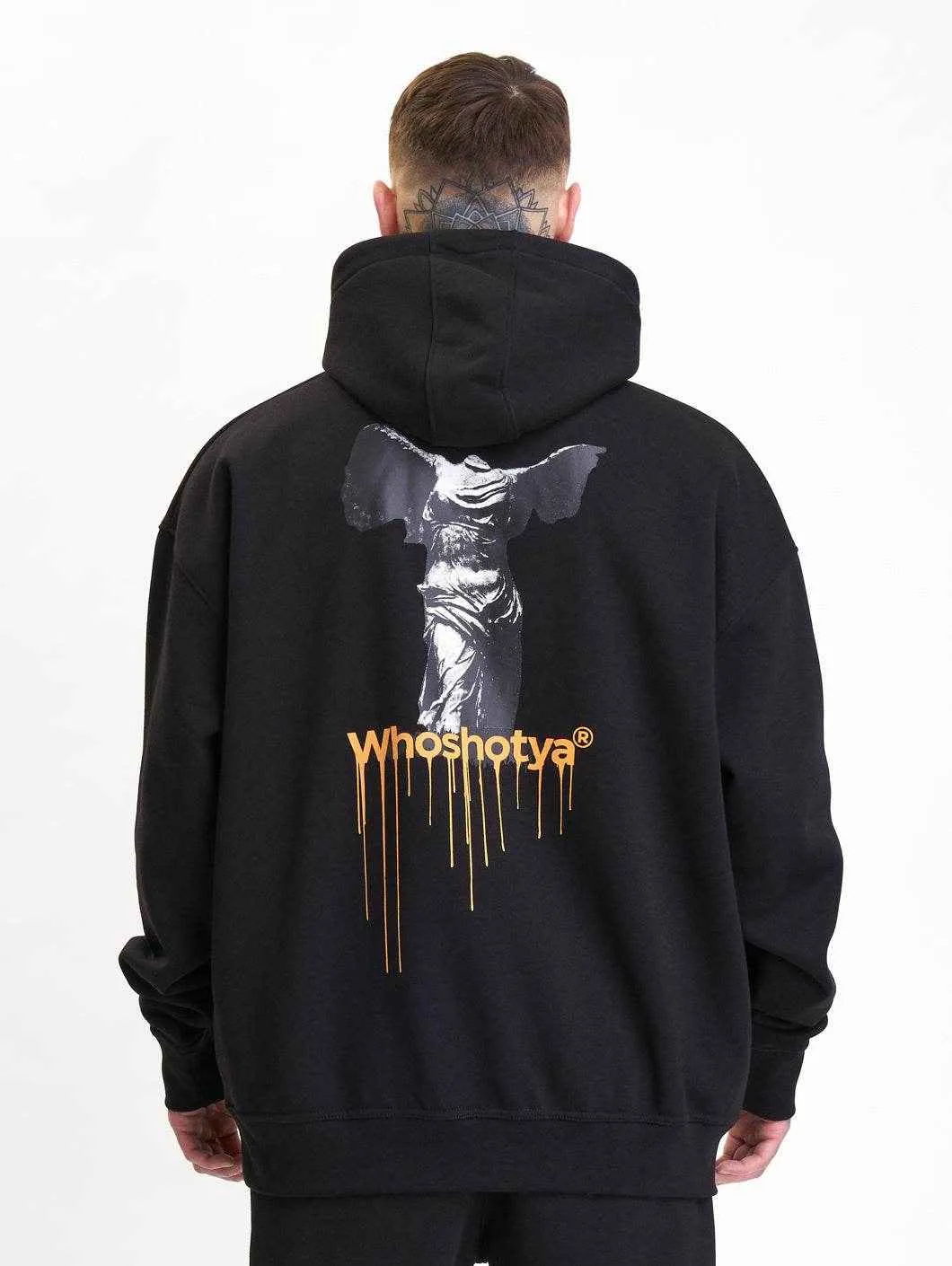 Headless Oversized Hoodie Black