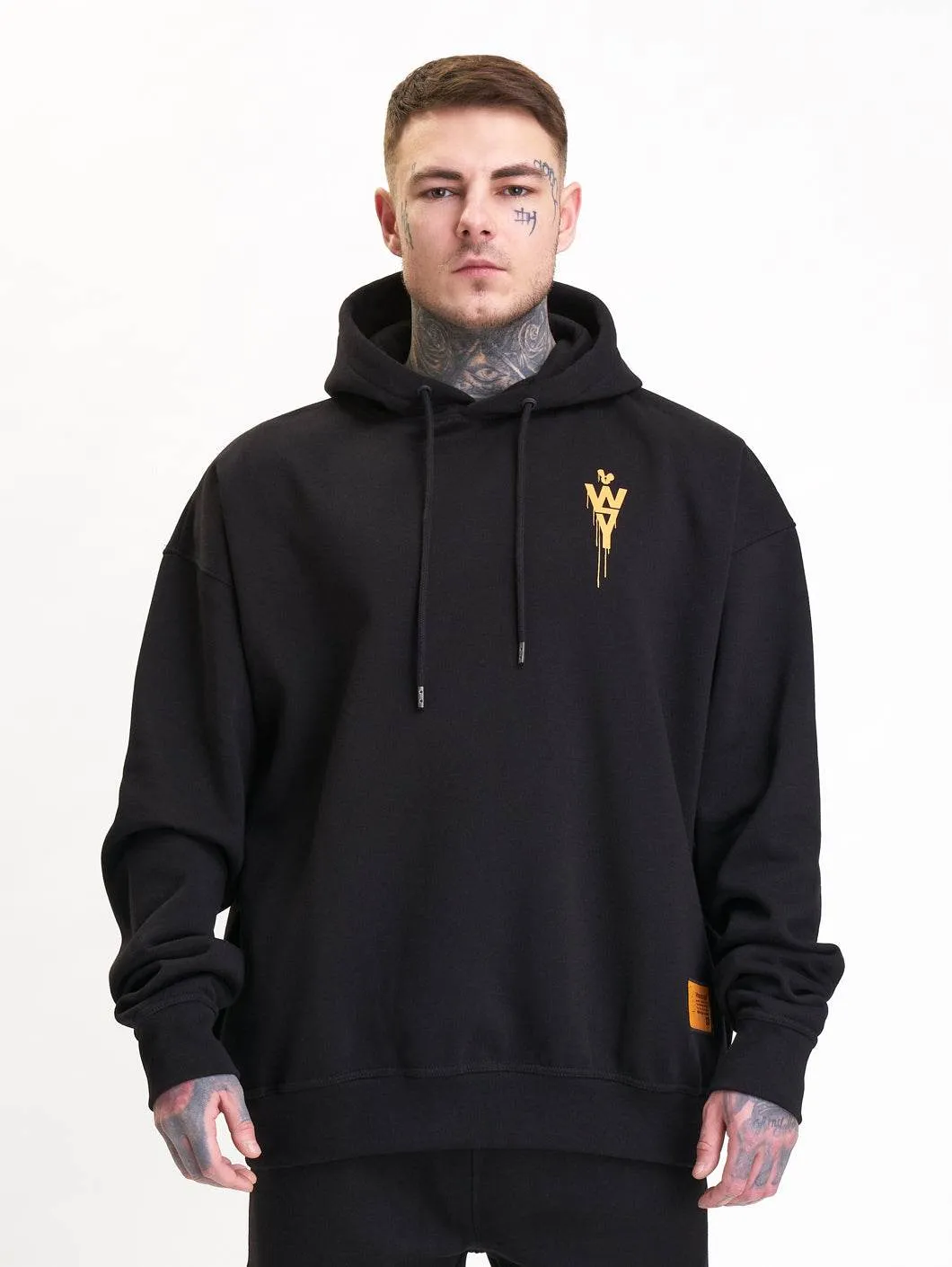 Headless Oversized Hoodie Black