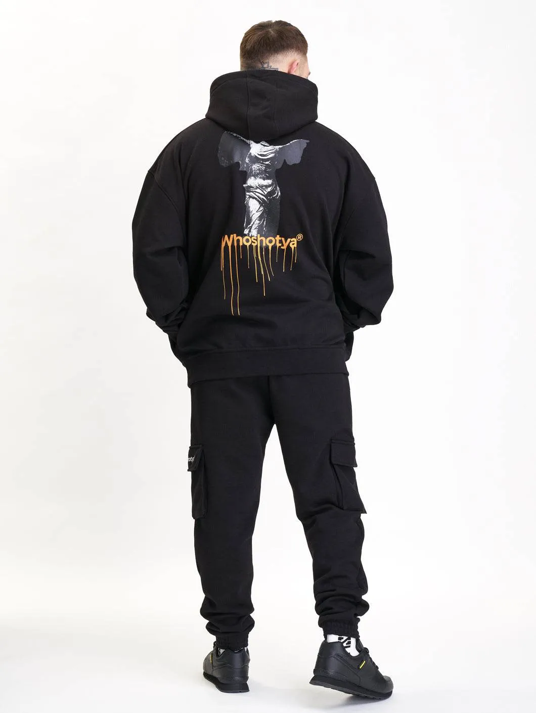 Headless Oversized Hoodie Black