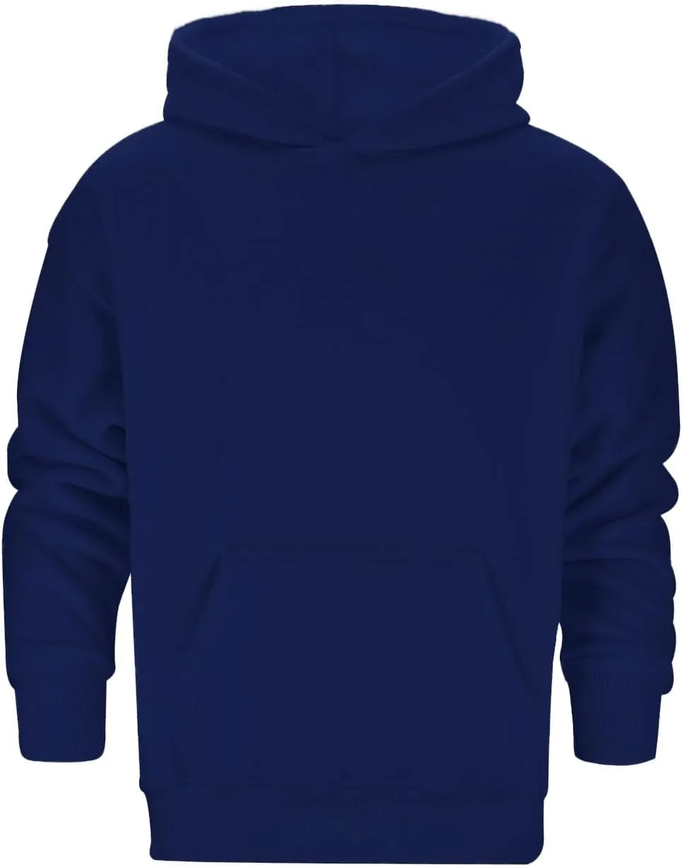 Hoodies for Men Winter Fleece Soft Pullover Sweatshirt Long Sleeve Warm Heavyweight Casual Tops Outfits