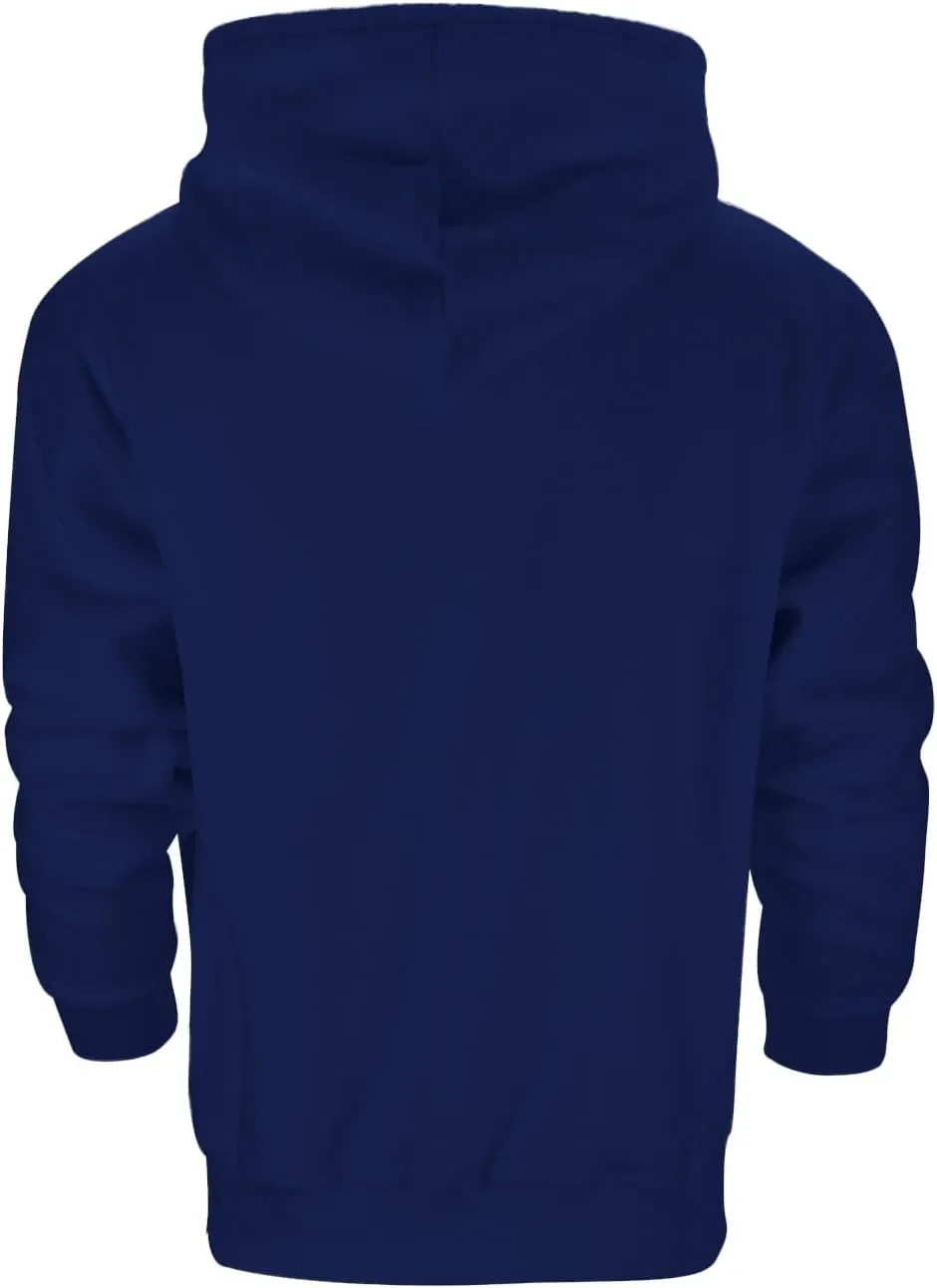 Hoodies for Men Winter Fleece Soft Pullover Sweatshirt Long Sleeve Warm Heavyweight Casual Tops Outfits