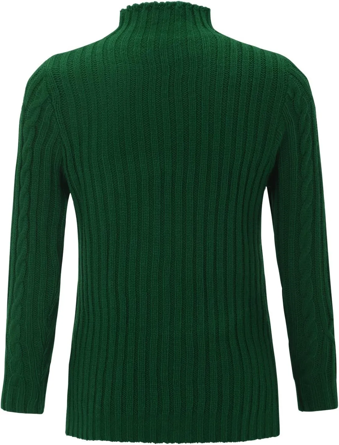 LCMTWX Oversized Sweater for Women Turtleneck Long Sleeved Knitted Sweater Round Neck Striped Women's Oversized Sweaters