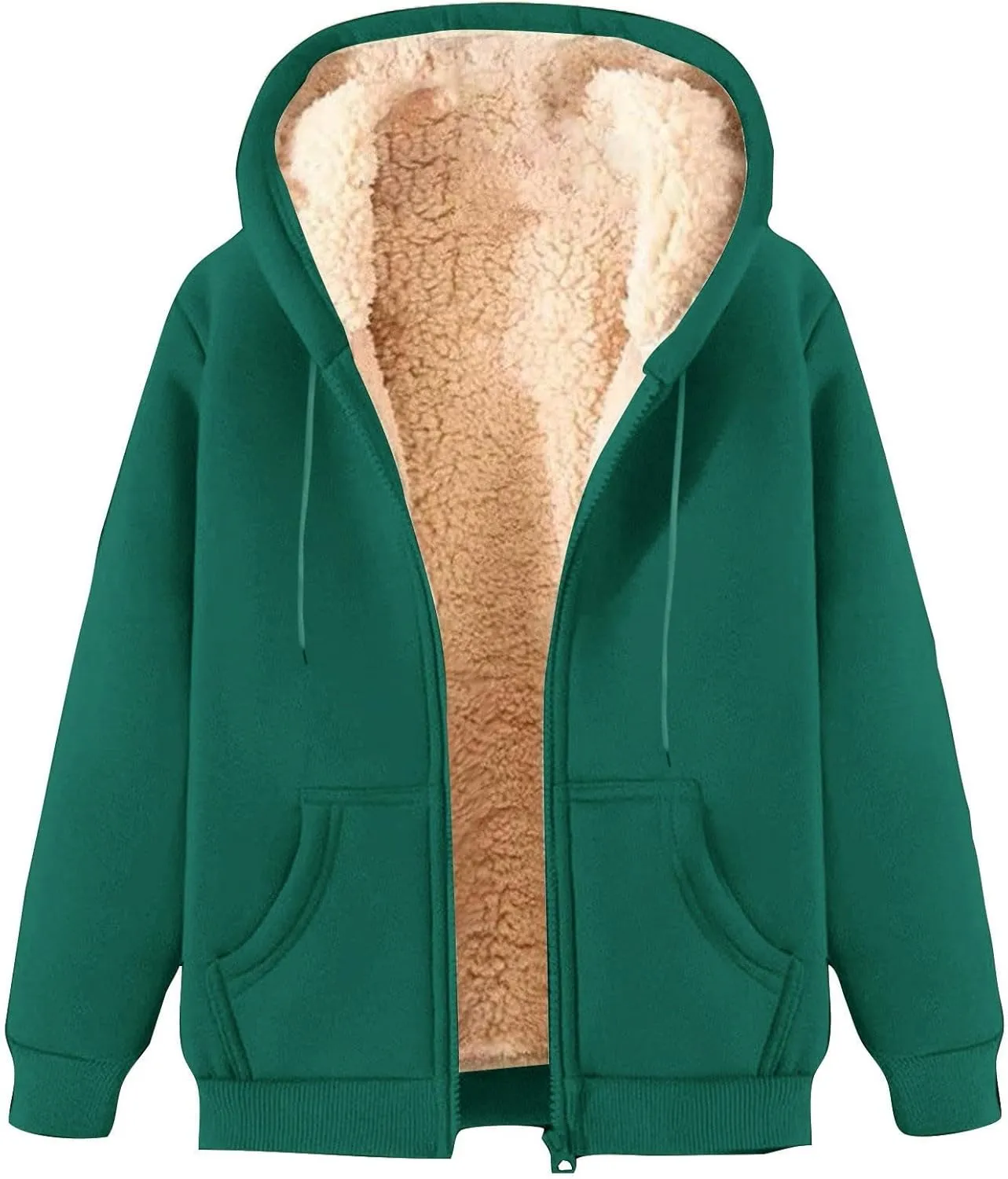 Muscularfit Hoodies for Men Zip Up Design Fleece Lined Shirt Jacket Winter Casual Sherpa Lined Gym Athletic Sweatshirt Pocket