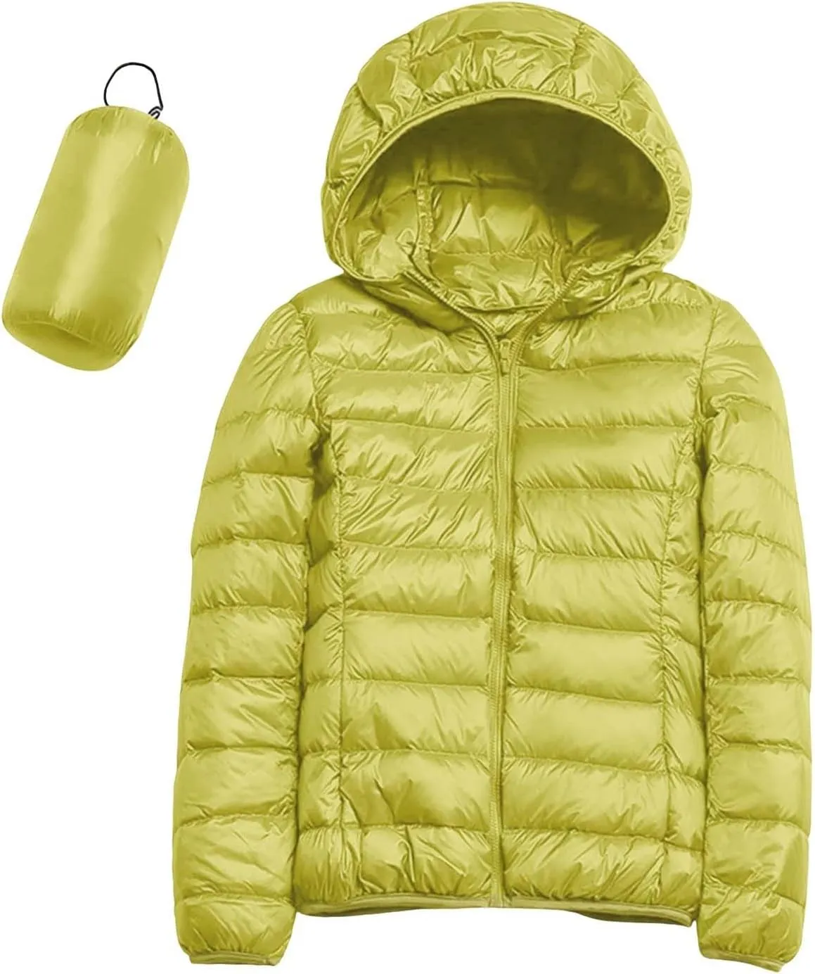 Puffer Jacket Women Jacket Hooded Windproof Winter Coat with Recycled Insulation Winter Slim Puffer Jacket for Women