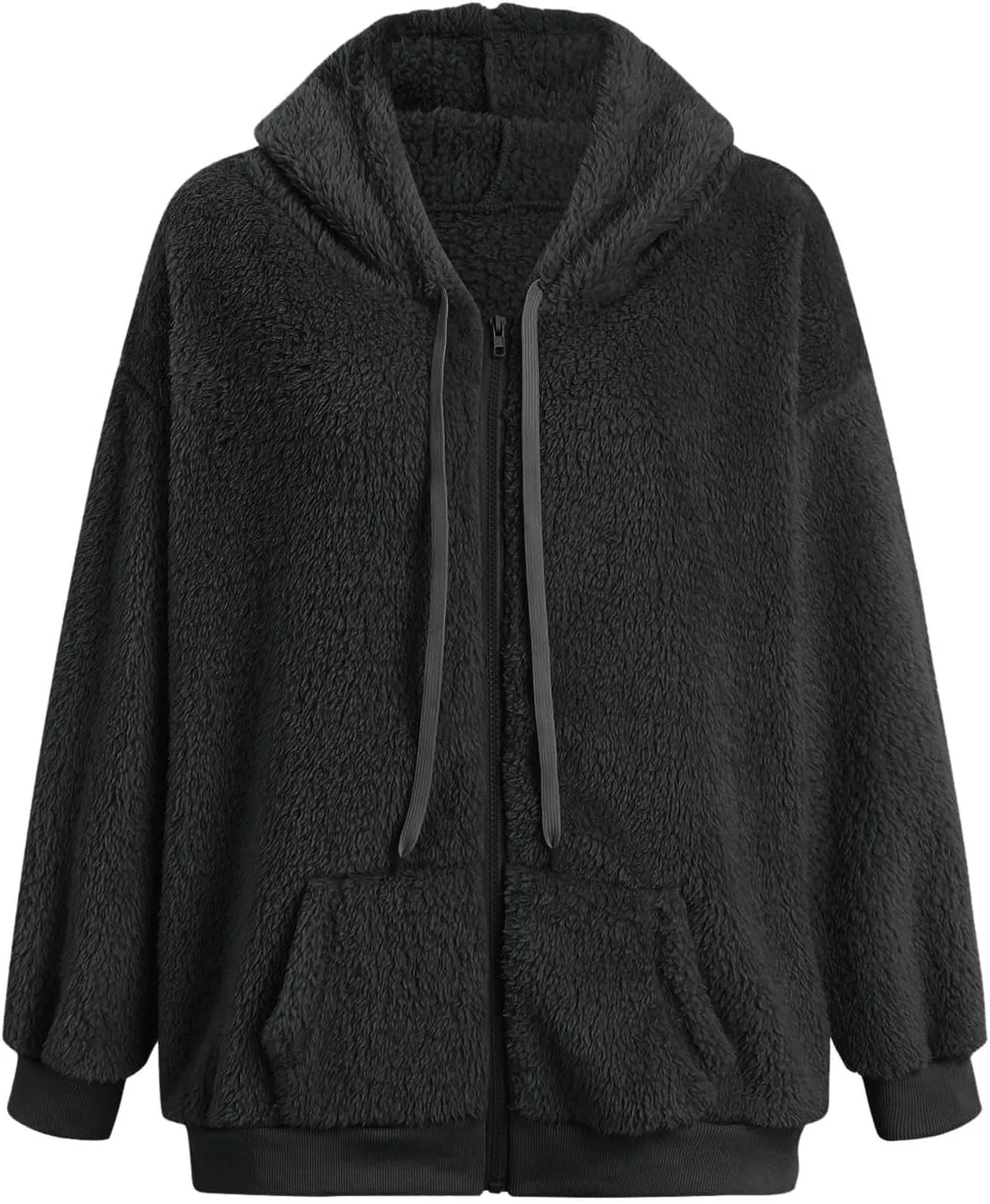 QWENTMTNTY Woman Plus Size Winter Jackets Plus Size Women Lightweight Faux Sheepskin Coat Warm Windbreaker Winter Jackets