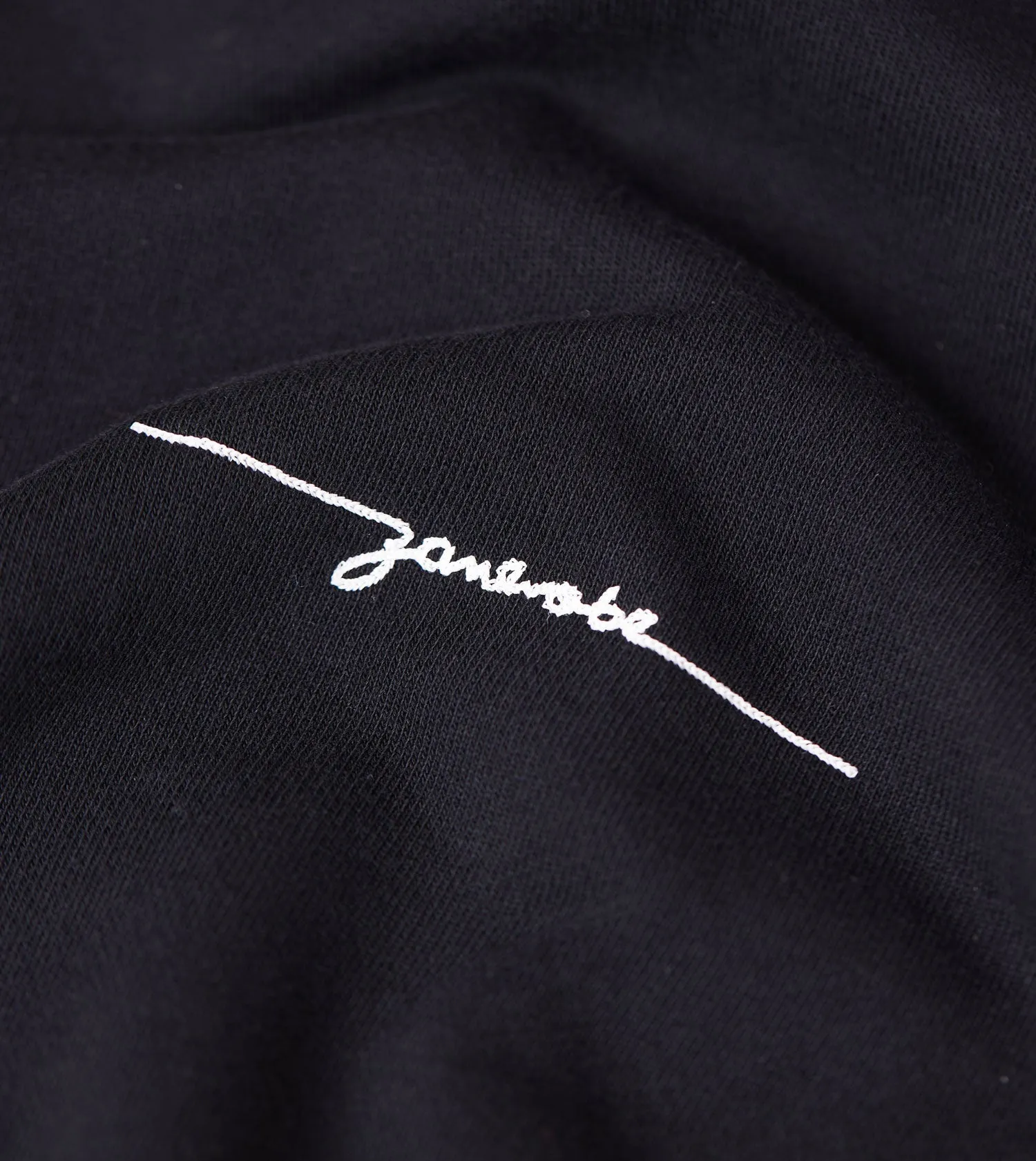 Rugger Fleece Tee Black