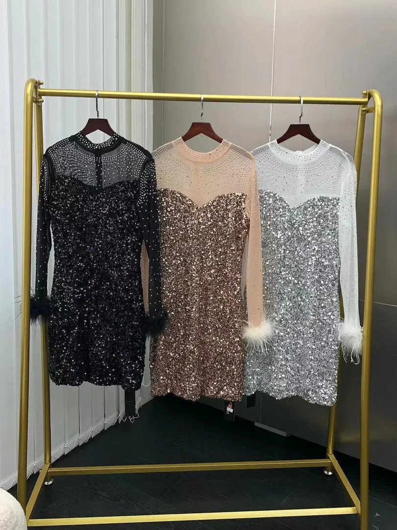 Siri Sequinned Party Dress