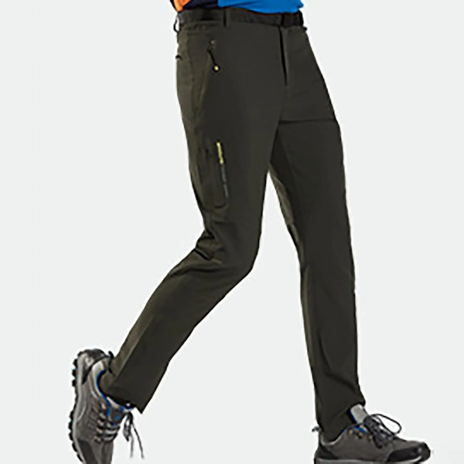 Snow Pants Women Outdoor Waterproof Windproof Fleece Lined Slim Cargo Snow Ski Hiking Pants with Pockets