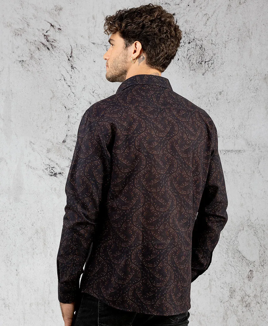 SOL - Seed Of Life   - "Solmizate" LS Premium Button Up