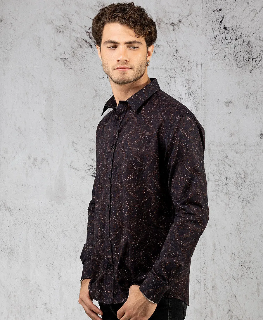 SOL - Seed Of Life   - "Solmizate" LS Premium Button Up