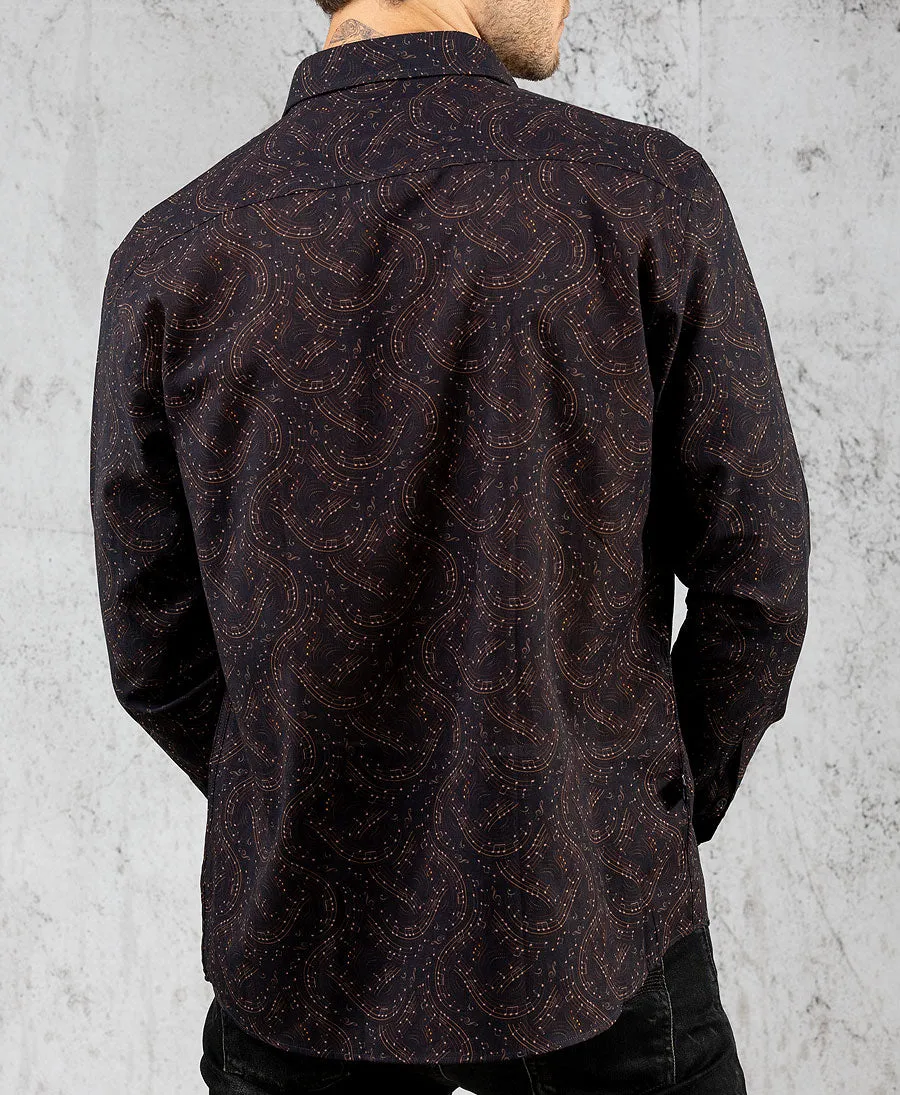 SOL - Seed Of Life   - "Solmizate" LS Premium Button Up