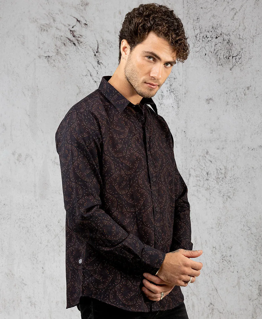 SOL - Seed Of Life   - "Solmizate" LS Premium Button Up