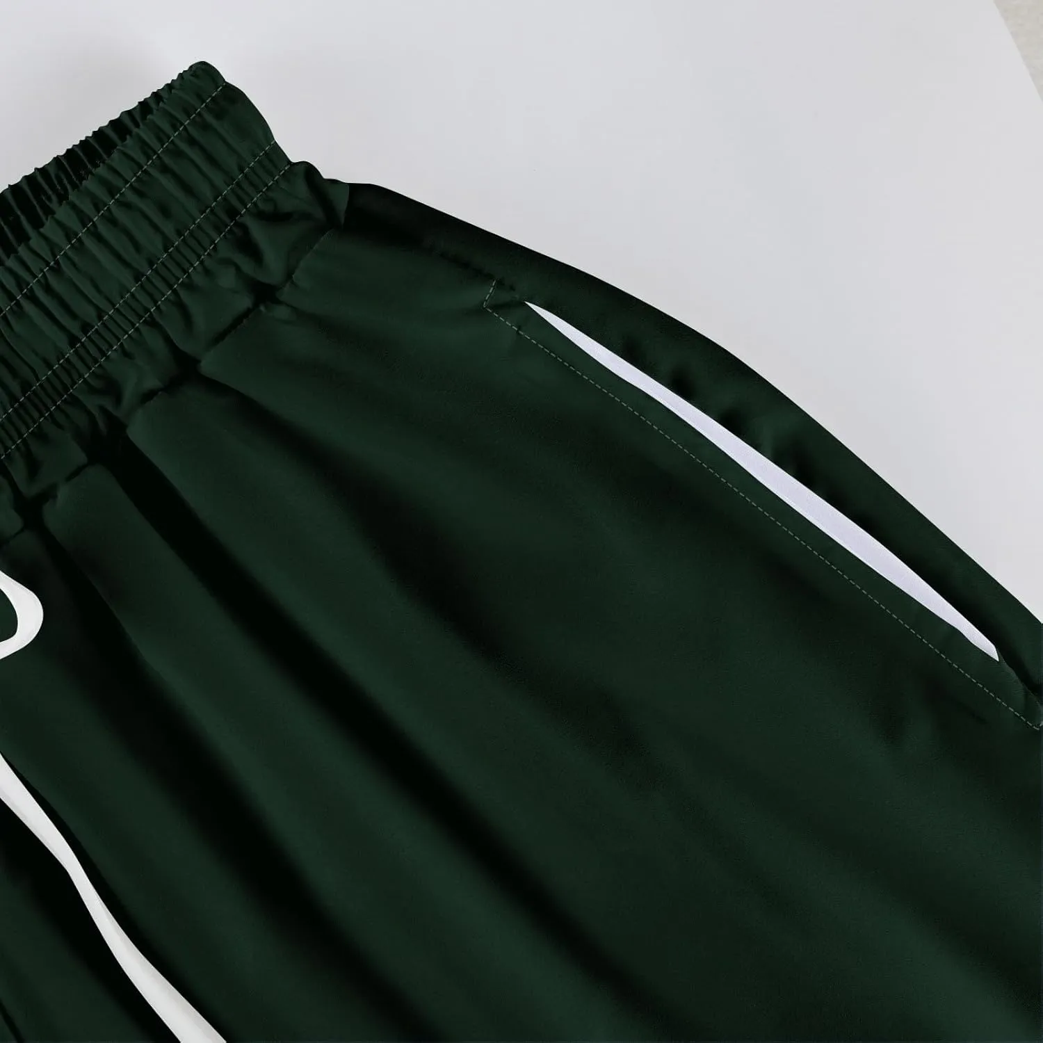 Wide Leg Pants for Women Casual Summer High Waistd Flowy Beach Pants Drawstring Elastic Waist Solid Pockets Trousers