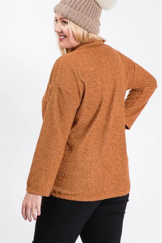 Winter is Here Mock Neck Jacket