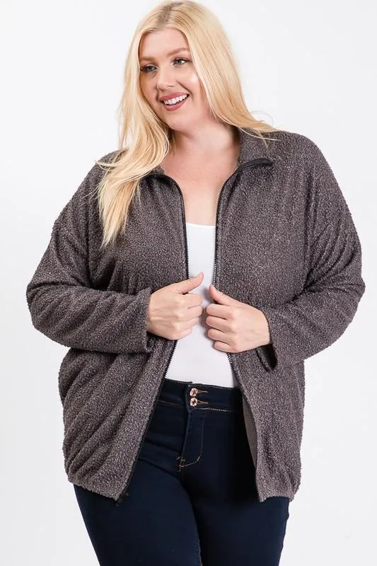 Winter is Here Mock Neck Jacket